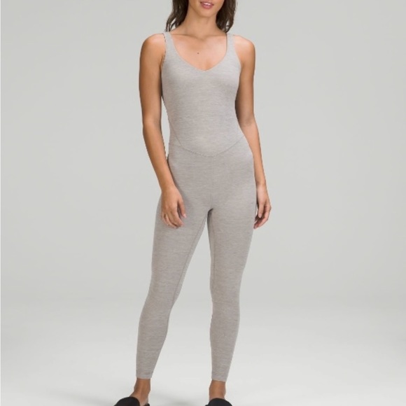 lululemon athletica Pants - Lululemon Athletica Align 25” Jumpsuit size 4 NWT gray